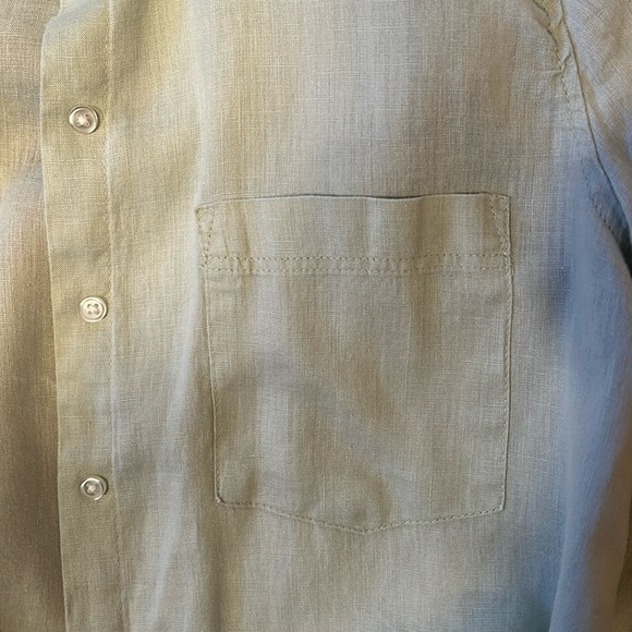 H&M Linen long sleeve button up shirt - Picture 5 of 8